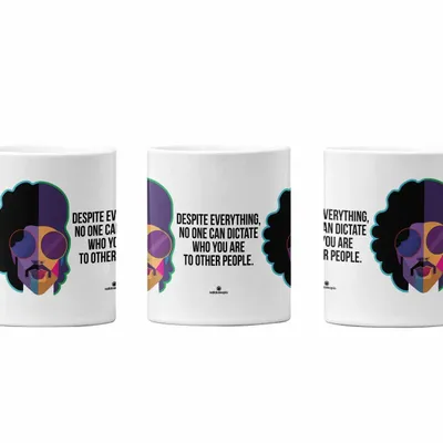 Mugs - Geo Prince Mug in English - KALIDOSKOPIO