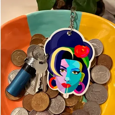 Cadeaux - Porte-clés Geo Amy - KALIDOSKOPIO