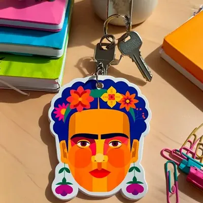 Cadeaux - Porte-clés Géo Fleur - KALIDOSKOPIO