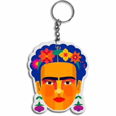 Gifts - Geo Flower Keyring - KALIDOSKOPIO