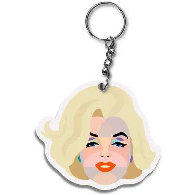 Gifts - Geo Marilyn Keyring - KALIDOSKOPIO