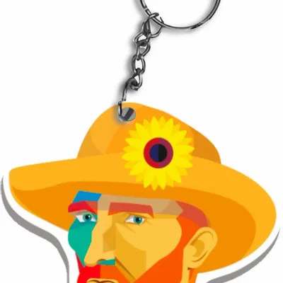 Cadeaux - Porte-clés Geo Van Gogh - KALIDOSKOPIO