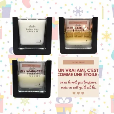 Bougies - Cadeau 🎁 Ami - BOUGIES CANDLEARTH