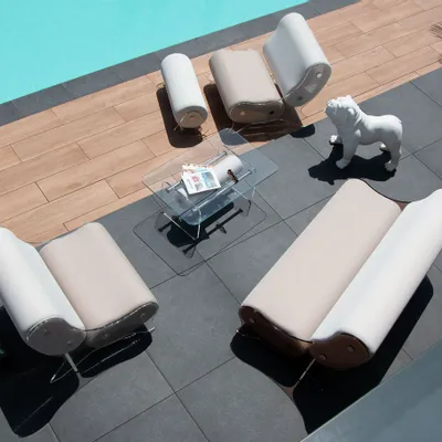 Fauteuils de jardin - Fauteuil MW06 - Assise en mousse - Marchés résidentiels et HORECA - KUUMO DESIGN