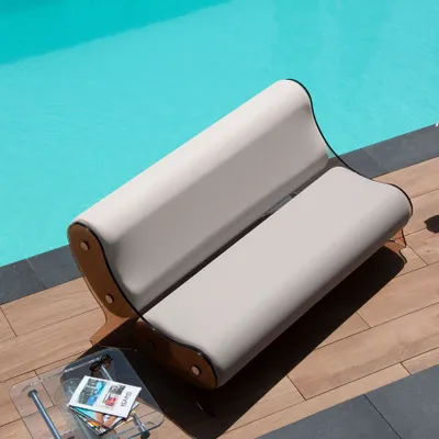 Lawn sofas   - MW06 sofa - Cast PMMA walls - Residential and HORECA markets - KUUMO DESIGN