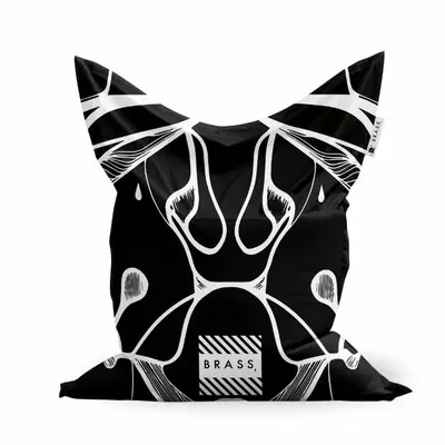 Fauteuils de jardin - Housse pour pouf Black Bolingo - Design by BRASS - ARTDECORIS