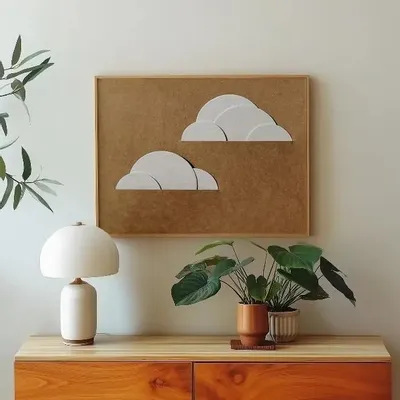 Carterie - NUAGE Carte-tableau participative OISO® - Kraft - OISO