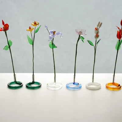 Floral decoration - ARTIFICIAL GLASS FLOWER - AMABRO