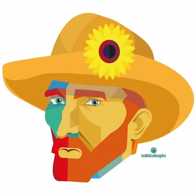 Apparel - Van Gogh black T-shirt - KALIDOSKOPIO