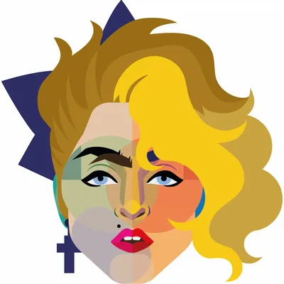 Apparel - Madonna black T-shirt - KALIDOSKOPIO