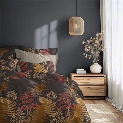 Linge de lit - Parure de lit simple, 100 % satin de coton, Dorado - DILIOS