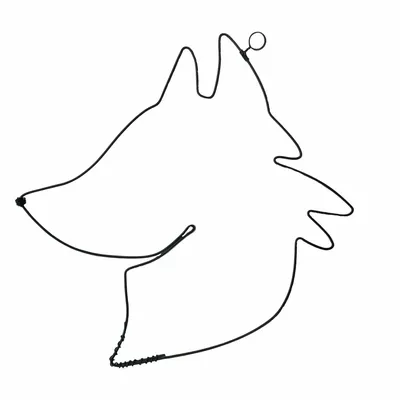 Autres décorations murales - Décoration Murale en Fil de Fer "Renard" - à punaiser - Bijoux de Mur - BIJOUX DE MUR