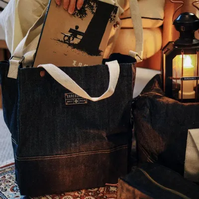 Bags and totes - Neelum Black Denim Family - BAREBONES