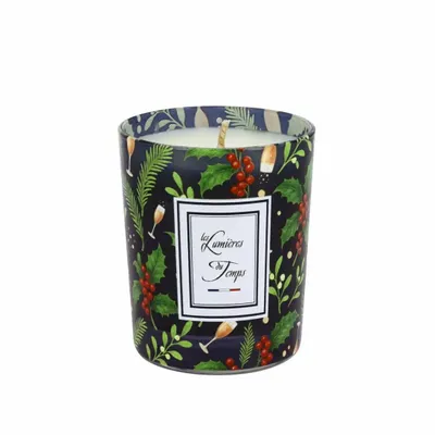 Bougies - Bougie Lumières d'Hiver 180 g Champagne Rosé - LES LUMIERES DU TEMPS