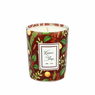 Bougies - Bougie Lumières d'Hiver 180 g Orange Cannelle - LES LUMIERES DU TEMPS