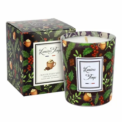 Candles - Winter Lights Candle 180g Hot Chocolate - LES LUMIERES DU TEMPS