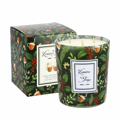 Candles - Winter Lights Candle 350g Fireside Tea - LES LUMIERES DU TEMPS