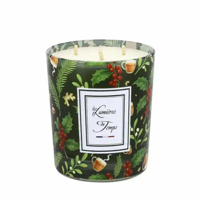 Bougies - Bougie Lumières d'Hiver 350 g Thé au Coin du Feu - LES LUMIERES DU TEMPS