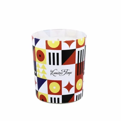 Bougies - Bougie Chromatik 180 g Ambre Noire - LES LUMIERES DU TEMPS