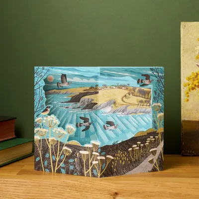 Carterie - Carte 3D du sentier côtier de Maenporth par Matt Johnson - ART ANGELS PUBLISHING