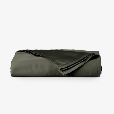 Bed linens - Sateen Flat sheet, 150x260cm, hunter - DILIOS