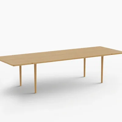 Dining Tables - CAST – Minimalist Extensible Dining Table in Oak Wood - MOR