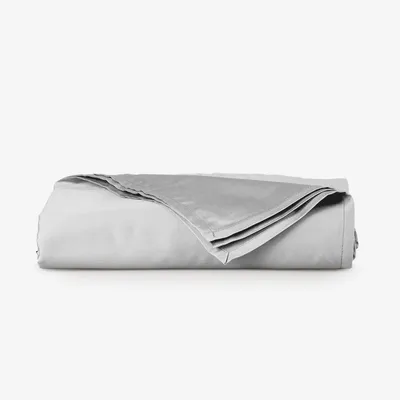 Bed linens - Sateen Flat sheet, 150x260cm, Silvery - DILIOS