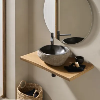 Sinks - Vasque en pierre naturelle de rivière | STONIX | 42x35x15 cm - MG VALENCIA