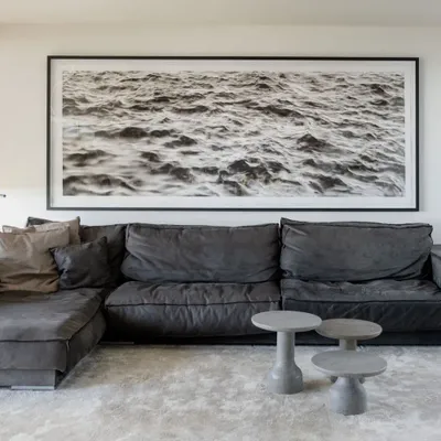 Coffee tables - PESO– Minimalist Round Side Table in Limestone, Medium - MOR