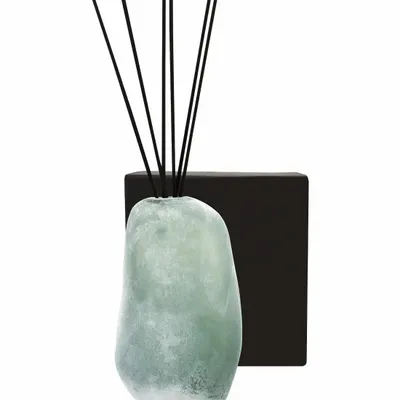 Diffuseurs de parfums - Diffuseur de Parfum Cassiopée Verte 400 ml Poudre de Riz - LES LUMIERES DU TEMPS