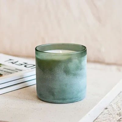 Bougies - Bougie Cassiopée Verte 430 g Poudre de Riz - LES LUMIERES DU TEMPS