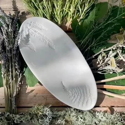 Everyday plates - Long porcelain dishes, unique pieces, French made - TOTEM NATURE