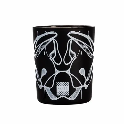 Candles - Black Bolingo Large Scented Candle - Design by BRASS - ARTDECORIS