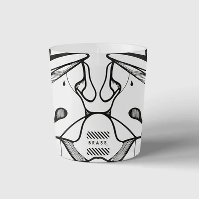 Bougies - Grande bougie parfumée White Bolingo - Design by BRASS - ARTDECORIS