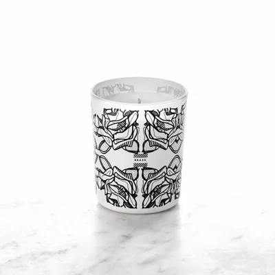 Candles - White Bolingo scented candle - Design by BRASS - ARTDECORIS