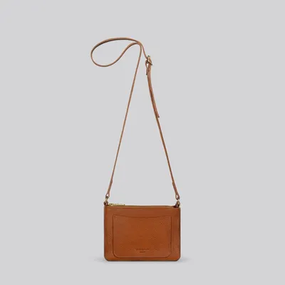 Bags and totes - Sparrow - Small leather crossbody bag in Grainy Tan - MIMI BERRY