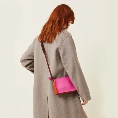 Sacs et cabas - Sparrow - Petit sac à bandoulière en cuir multicolore grainé - MIMI BERRY