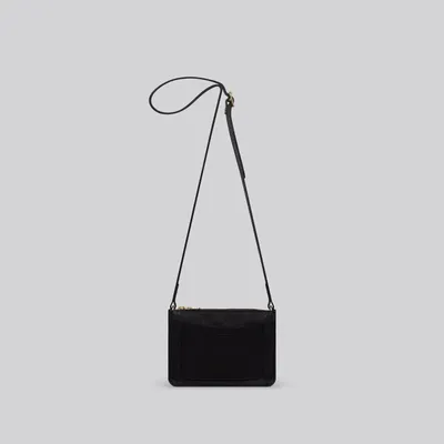 Bags and totes - Sparrow - Small leather crossbody bag in Grainy Black - MIMI BERRY