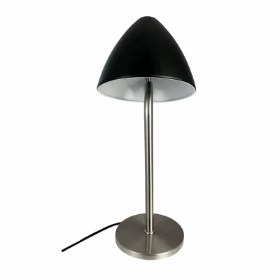 Table lamps - OULU Table lamp black - brushed steel - DYBERG LARSEN