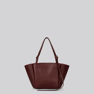 Bags and totes - Pippin - Small Shoulder or Hand Held Bag in Grainy Merlot - MIMI BERRY