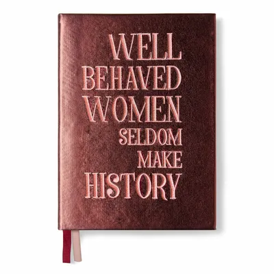 Stationery - Notebook with embroidered quote - BIEN MOVES