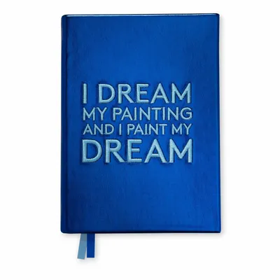 Papeterie bureau - Carnet avec citation brodée - BIEN MOVES