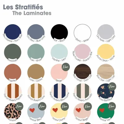 Bancs - Banc d'intérieur design rétro Anita - 130cm x 37cm - LES GAMBETTES