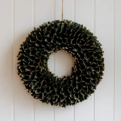 Other Christmas decorations - Sparkly Christmas Wooden Wreath - WE LOVE SEASONS
