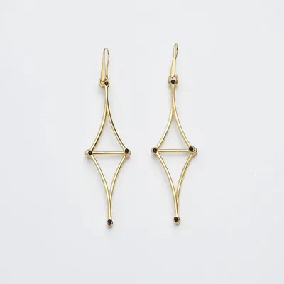 Bijoux - Boucles d'oreilles en forme d'étoile - C.KARAKALPAKI