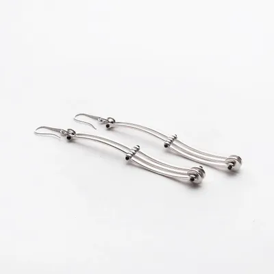 Jewelry - Curved Fence Earrings - C.KARAKALPAKI