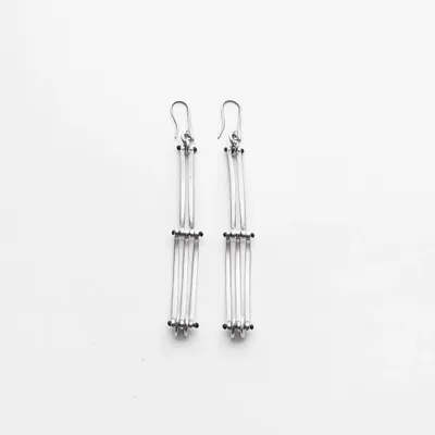Jewelry - Curved Fence Earrings - C.KARAKALPAKI