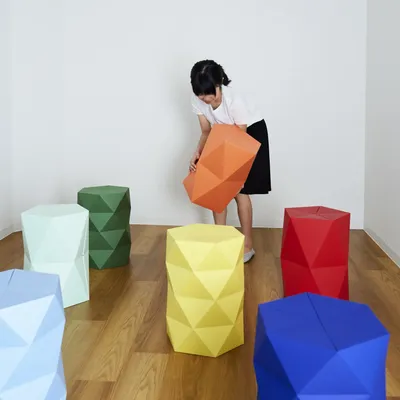 Design objects - POLY STOOL - KIRIORI
