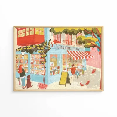 Papeterie - Puzzle 1000 pièces : La Librairie du coin - APARTÉ