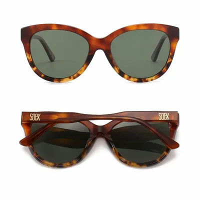 Glasses - LOVER TORT DUO - Bio Acetate Tortoise Frame l Brown Polarized Lens - SOEK AUSTRALIAN EYEWEAR - INSPIRED BY NATURE